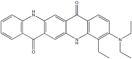  3-(Diethylamino)-4-ethyl-5,12-dihydroquino[2,3-b]acridine-7,14-dione