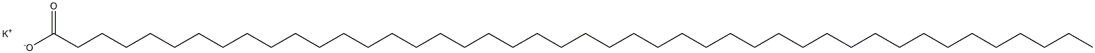 Tetratetracontanoic acid potassium salt Structure