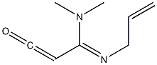 [(Dimethylamino)(2-propenylimino)methyl]ketene Structure