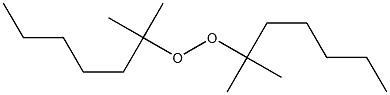 ビス(1,1-ジメチルヘキシル)ペルオキシド 化学構造式