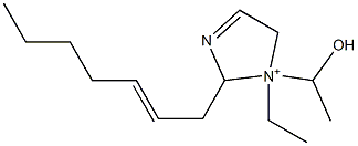 1-Ethyl-2-(2-heptenyl)-1-(1-hydroxyethyl)-3-imidazoline-1-ium