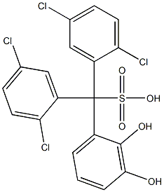 Bis(2,5-dichlorophenyl)(2,3-dihydroxyphenyl)methanesulfonic acid|