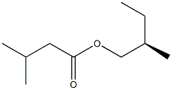 (-)-Isovaleric acid (R)-2-methylbutyl ester Structure