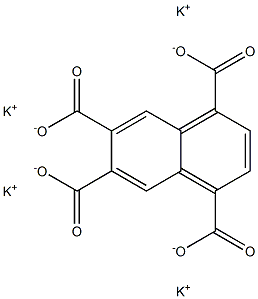 1,4,6,7-Naphthalenetetracarboxylic acid tetrapotassium salt 结构式