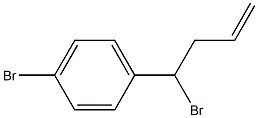 1-(4-Bromophenyl)-1-bromo-3-butene Structure