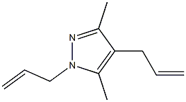 1,4-Diallyl-3,5-dimethyl-1H-pyrazole Struktur