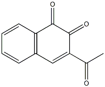 3-Acetylnaphthalene-1,2-dione Struktur