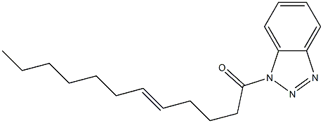1-(5-Dodecenoyl)-1H-benzotriazole,,结构式