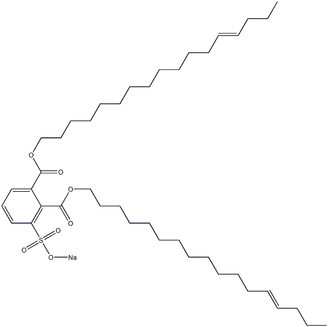 3-(Sodiosulfo)phthalic acid di(13-heptadecenyl) ester|