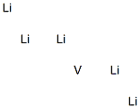 Vanadium pentalithium Structure