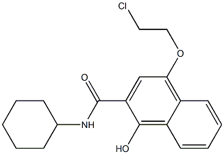  4-(2-Chloroethoxy)-N-cyclohexyl-1-hydroxy-2-naphthalenecarboxamide