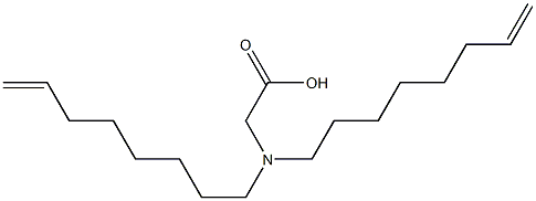 N,N-Di(7-octenyl)glycine Structure