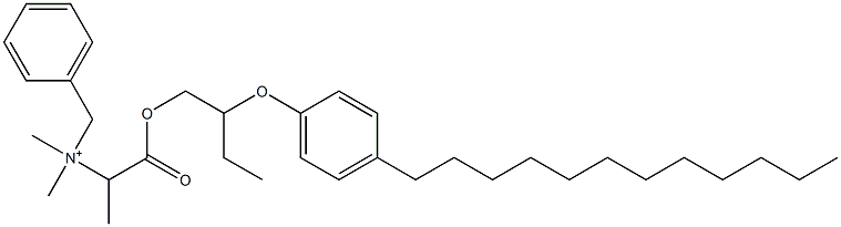 N,N-Dimethyl-N-benzyl-N-[1-[[2-(4-dodecylphenyloxy)butyl]oxycarbonyl]ethyl]aminium