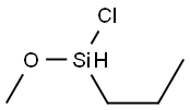 クロロ(メトキシ)プロピルシラン 化学構造式