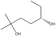 (4S)-4-Hydroxy-1,1-dimethyl-1-hexanol Struktur