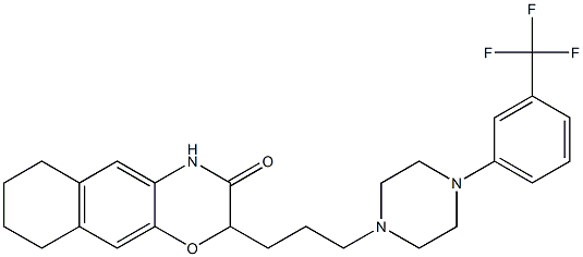 2-[3-[4-[3-(Trifluoromethyl)phenyl]piperazin-1-yl]propyl]-6,7,8,9-tetrahydro-2H-naphth[2,3-b][1,4]oxazin-3(4H)-one