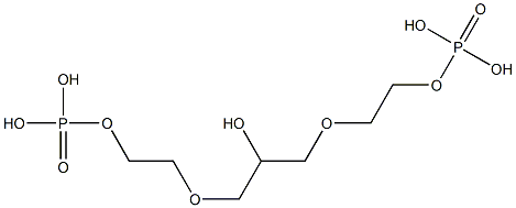 1,3-Bis[2-(phosphonooxy)ethoxy]-2-propanol Struktur