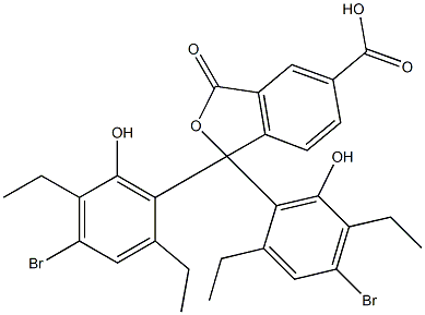 1,1-Bis(4-bromo-2,5-diethyl-6-hydroxyphenyl)-1,3-dihydro-3-oxoisobenzofuran-5-carboxylic acid