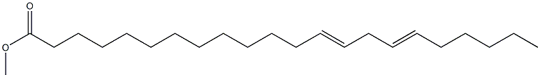 13,16-Docosadienoic acid methyl ester,,结构式