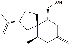  (2R,5S,6R,10R)-6-Hydroxymethyl-10-methyl-2-(1-methylethenyl)spiro[4.5]decan-8-one