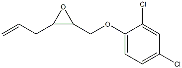 2,4-ジクロロフェニル3-アリルグリシジルエーテル 化学構造式