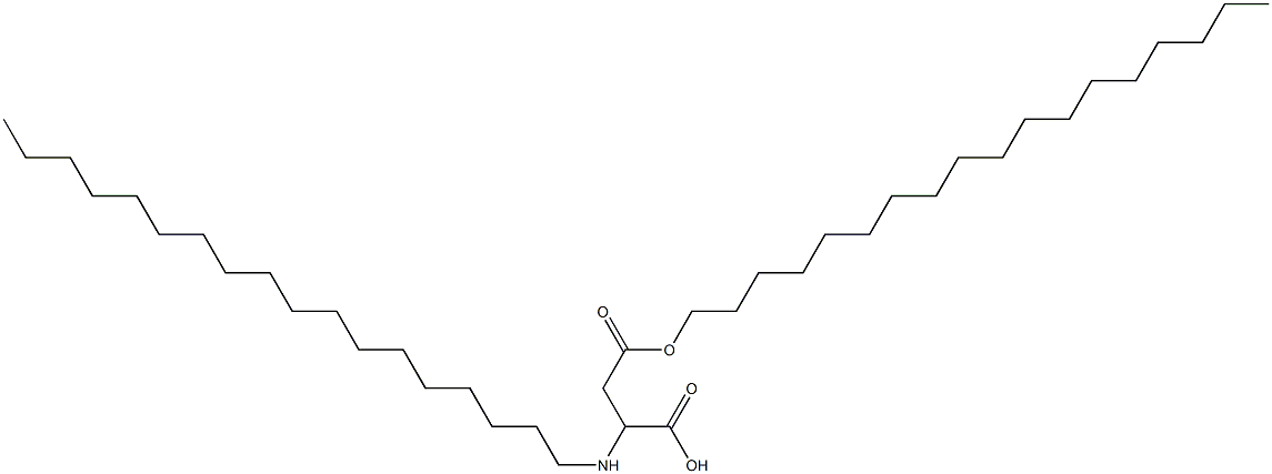 2-Octadecylamino-3-(octadecyloxycarbonyl)propionic acid,,结构式