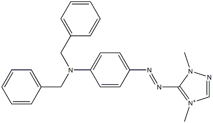 5-[[4-[Bis(phenylmethyl)amino]phenyl]azo]-1,4-dimethyl-1H-1,2,4-triazol-4-ium|