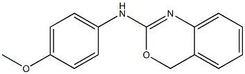 N-(4-Methoxyphenyl)-4H-3,1-benzooxazine-2-amine Structure