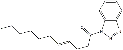 1-(4-Undecenoyl)-1H-benzotriazole,,结构式