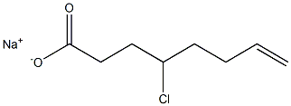  4-Chloro-7-octenoic acid sodium salt