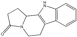 2,3,5,6,11,11b-Hexahydro-3-oxo-1H-indolizino[8,7-b]indole 结构式