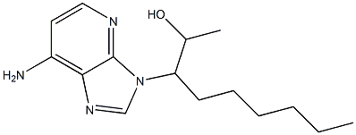 7-Amino-3-[1-(1-hydroxyethyl)heptyl]-3H-imidazo[4,5-b]pyridine,,结构式