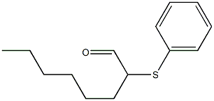 2-(フェニルチオ)オクタナール 化学構造式