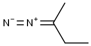 2-ジアゾブタン 化学構造式