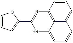 2-(2-フラニル)-1H-ペリミジン 化学構造式