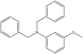 N,N-Dibenzyl-3-methoxyaniline Structure