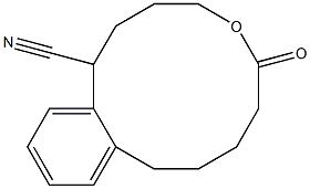 1-Cyano-1,2,3,4,7,8,9,10-octahydro-6H-5-benzoxacyclododecin-6-one