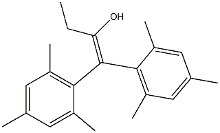 2,2-Bis(2,4,6-trimethylphenyl)-1-ethylethene-ol 结构式