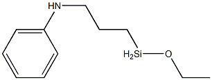 Ethoxy[3-(phenylamino)propyl]silane Structure