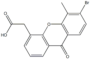  6-Bromo-5-methyl-9-oxo-9H-xanthene-4-acetic acid