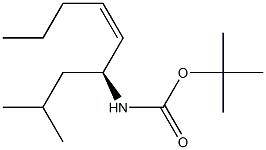 (S,Z)-N-(tert-Butoxycarbonyl)-8-methyl-4-nonen-6-amine 结构式