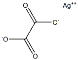 Oxalic acid silver(II) salt Struktur