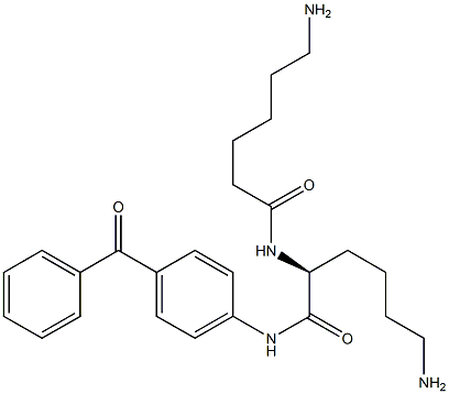 4-(N2-(6-Aminohexanoyl)-L-lysylamino)benzophenone|