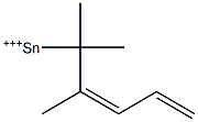 Trimethyl[(2Z)-2,4-pentadienyl] tin(IV) 结构式