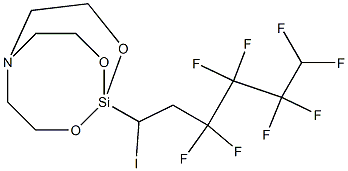 1-(1-Iodo-3,3,4,4,5,5,6,6-octafluorohexyl)-2,8,9-trioxa-5-aza-1-silabicyclo[3.3.3]undecane Structure