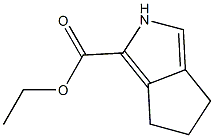 2,4,5,6-テトラヒドロシクロペンタ[c]ピロール-1-カルボン酸エチル 化学構造式