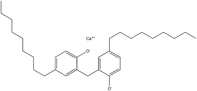カルシウム2,2'-メチレンビス(4-ノニルフェノキシド) 化学構造式