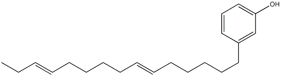 3-(6,12-Pentadecadienyl)phenol Structure