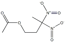 Acetic acid 3,3-dinitrobutyl ester,,结构式