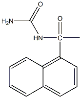 (1-Naphtylacetyl)urea Structure